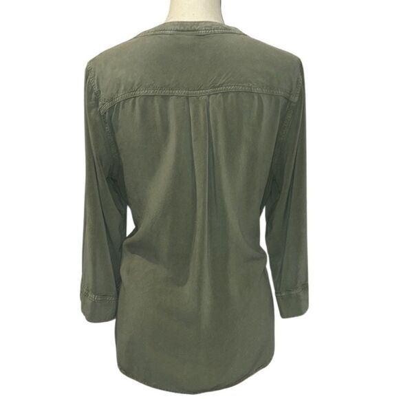Torrid Harper Pullover Olive Green Blouse - Picture 6 of 9